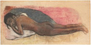 Liegender Akt [recto] de Paul Gauguin