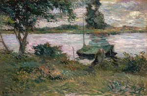 Margem do rio de Paul Gauguin