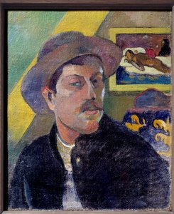 Auto-retrato. Pintura de Paul Gauguin (1848-1903) de Paul Gauguin