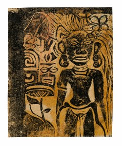 Ídolo do Taiti - a Deusa Hina de Paul Gauguin