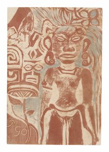 Ídolo do Taiti - a Deusa Hina de Paul Gauguin
