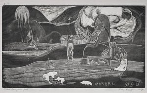 Série Taitiana: Adoração. de Paul Gauguin
