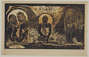 Deus os deuses da série de Noé, 1893-1894 de Paul Gauguin