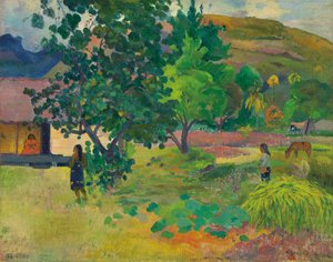 Te Fare (A casa) de Paul Gauguin