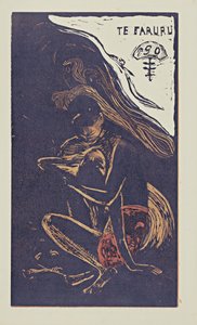 Aqui fazemos amor da série de Noé, 1893-1894 de Paul Gauguin