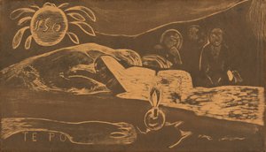 Te Po A Longa Noite, 18941895. de Paul Gauguin