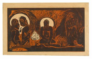 Te atua (O Deus), da Suíte Noa Noa de Paul Gauguin