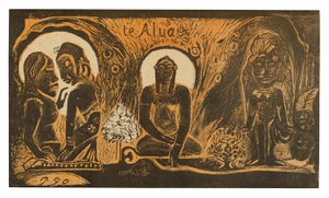 Te atua (O Deus), da Suíte Noa Noa de Paul Gauguin