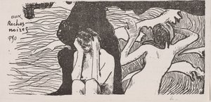 As rochas negras. de Paul Gauguin