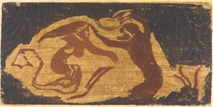 A sereia e o macaco de Paul Gauguin