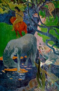 O cavalo branco, 1898 1939. de Paul Gauguin