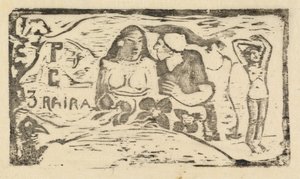 Folha de rosto de "O Sorriso" de Paul Gauguin