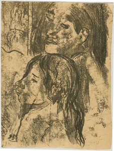 Dois marquesanos [reto] de Paul Gauguin