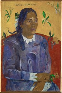 Vahine no te tiare (óleo sobre tela) de Paul Gauguin