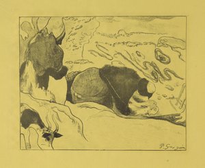 Lavadeiras, 1889 de Paul Gauguin