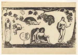 Mulheres, animais e folhagens de Paul Gauguin