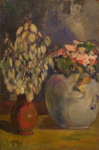 Dois vasos de flores de Paul Gauguin