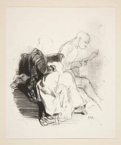 (INTERIOR DOMÉSTICO.) de Paul Gavarni