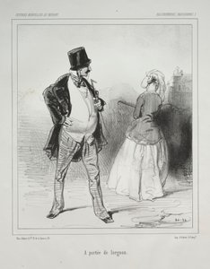 Baliverneries parisienses: À vista dos óculos. de Paul Gavarni