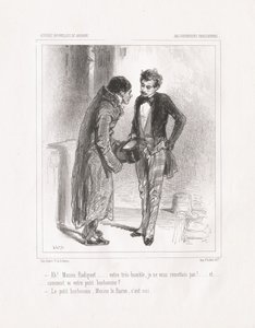 Bobagem parisiense: Ah! Senhor Radiguet de Paul Gavarni
