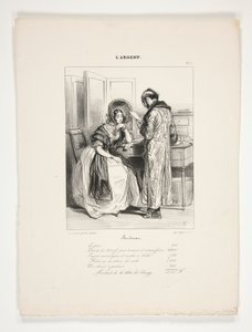 Bordereau de Paul Gavarni