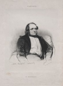 Henri Bonaventure Monnier, 1840. de Paul Gavarni