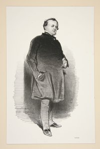 Henri Monnier de Paul Gavarni