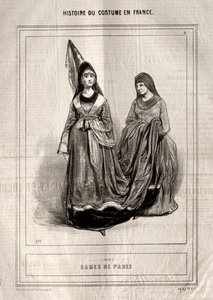 História do traje na França: Damas de Paris de Paul Gavarni