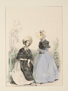 JULHO DE 1837. Chapéus de palha. de Paul Gavarni
