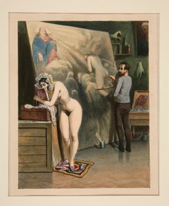 A MULHER DO PINTOR. de Paul Gavarni