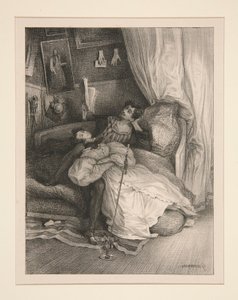 LE ROMAN NOUVEAU. - O NOVO ROMANCE. de Paul Gavarni