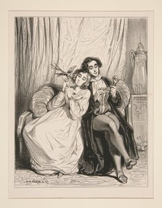 A Lua de Mel. de Paul Gavarni