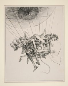 Le Ballon Perdu (O Balão Perdido) de Paul Gavarni