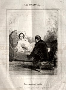 Os Lorettes, 1842. de Paul Gavarni