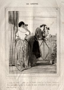 Os Lorettes, 1842. de Paul Gavarni