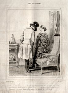 Os Lorettes, 1842. de Paul Gavarni