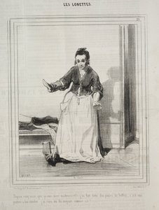 Os Lorettes, 1842. de Paul Gavarni