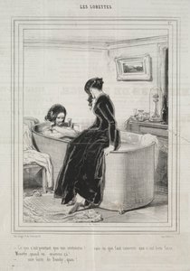 Os Lorettes, 1842. de Paul Gavarni