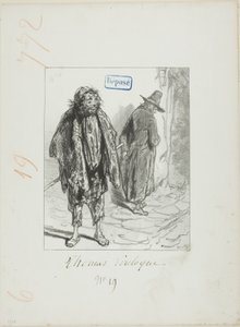 Les Propos de Thomas Vireloque: Figaro envelhecido torna-se Bazile de Paul Gavarni