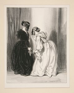 Senhora, uma mulher honesta tem os seus amantes (sic), e não aceita os dos outros! de Paul Gavarni