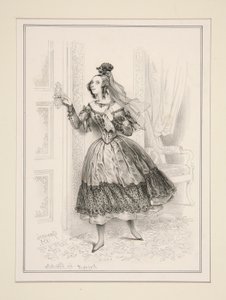 Senhorita Dejazet de Paul Gavarni