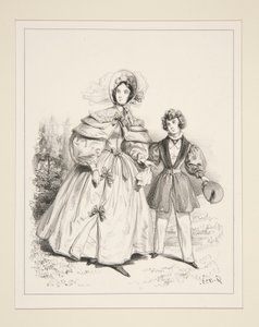 NEGLIGE DU MATIN. 1835. de Paul Gavarni