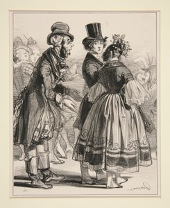 No. 6 - Carnaval - Prete un peu la voleuse de Paul Gavarni
