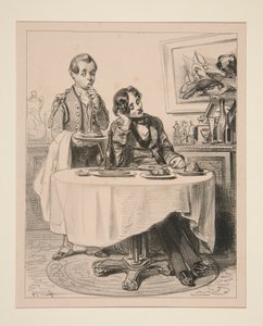 ACENO COM A CABEÇA de Paul Gavarni