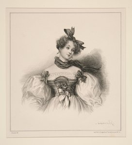 Camponesa de Rochersberg de Paul Gavarni