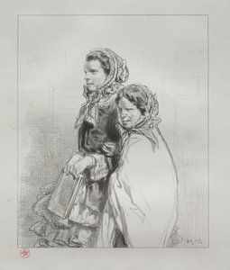 Par-ci, par-lá: Minha Filha cantou, 1854-1856. de Paul Gavarni