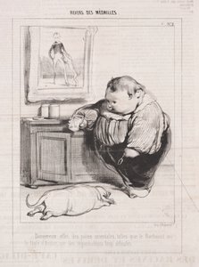 Medalhas reversas, 1842. de Paul Gavarni