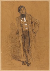 Homem de pé de Paul Gavarni