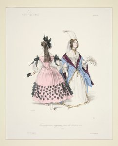 ORIGINAL TRAVESTISSEMENS (sic) para as bolas de 1834. 5 e 6. de Paul Gavarni