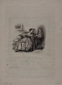 O copo de água de Paul Gavarni